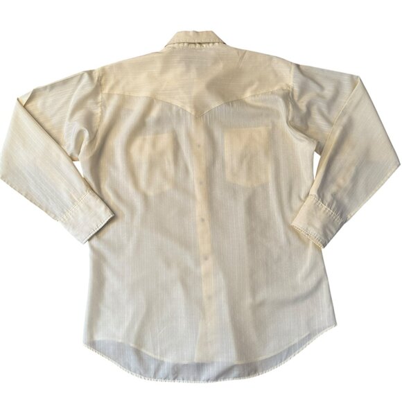Rare Vintage 1980s Ruddock Bros Pearl Snap Men's Western Shirt – XLarge - Picture 4 of 7